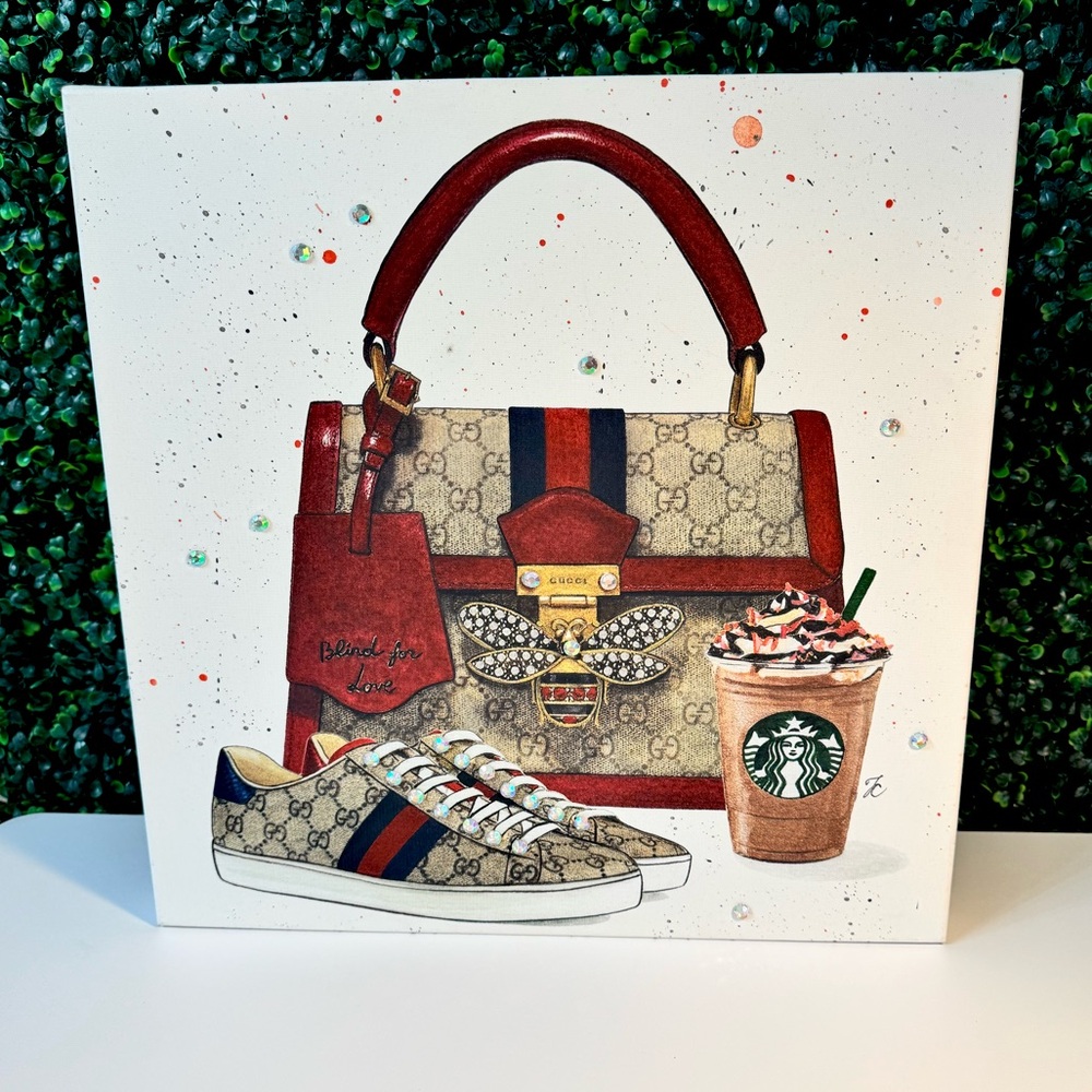 The Oliver Gal Artist Co. Fashion and Glam Wall Art (Life
Is Gucci) New